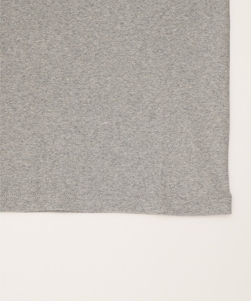 JEMORGAN(ジェーイーモーガン)の「【JEMORGAN / ジェーイーモーガン】テレコ半袖クルーネックTシャツ(Tシャツ/カットソー・メンズ・杢グレー/ホワイト/ブラック・M/L/XL)」の11枚目の写真