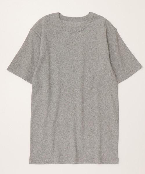 JEMORGAN(ジェーイーモーガン)の「【JEMORGAN / ジェーイーモーガン】テレコ半袖クルーネックTシャツ(Tシャツ/カットソー・メンズ・杢グレー/ホワイト/ブラック・M/L/XL)」の8枚目の写真