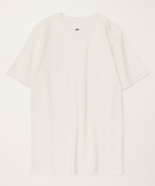 JEMORGAN(ジェーイーモーガン)の「【JEMORGAN / ジェーイーモーガン】テレコ半袖クルーネックTシャツ(Tシャツ/カットソー・メンズ・杢グレー/ホワイト/ブラック・M/L/XL)」の4枚目の写真