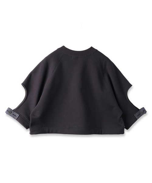 mintdesigns（ミントデザインズ）の「HERINGBORN FOIL SWEAT（スウェット・レディース・グレー/ネイビー・ONE SIZE）」の12枚目の写真