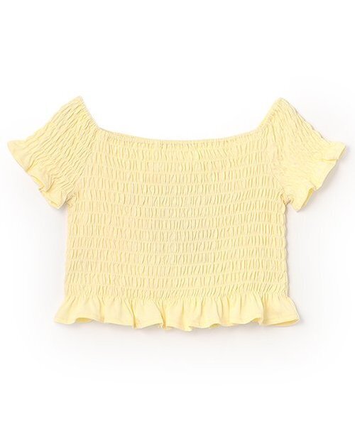 Mi-je(ミジェ)の「ストロベリーシャーリングトップス【韓国ファッション】(Tシャツ/カットソー・レディース・オフホワイト/クリーム・F)」の7枚目の写真