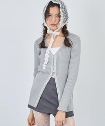 ANAP | リブニットホックデザインカーディガン(カーディガン/ボレロ)