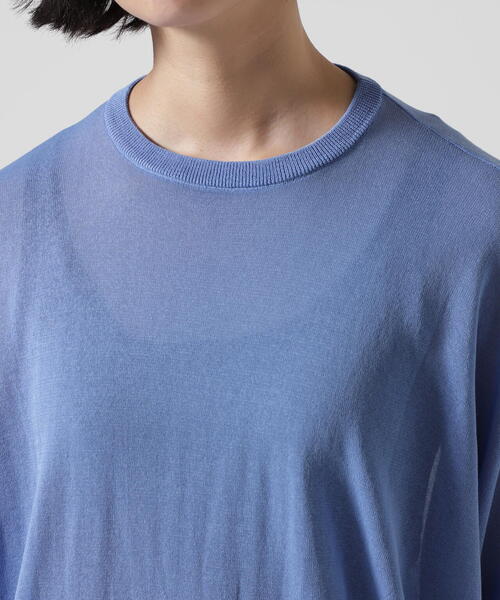 BEAVER(ビーバー)の「B omnivore/ビーオムニボー ヘルシーヤーンハーフスリーブTEE(Tシャツ/カットソー・レディース・ブラック/その他18・F)」の11枚目の写真