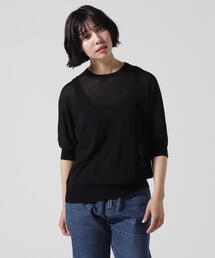 BEAVER | B omnivore/ビーオムニボー　ヘルシーヤーンハーフスリーブTEE(Tシャツ/カットソー)