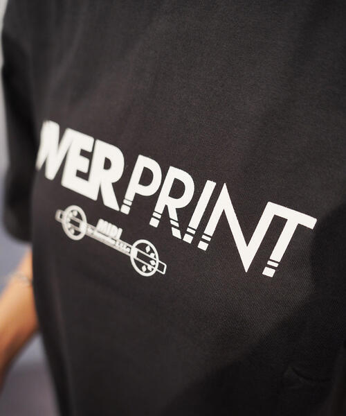 over print(オーバープリント)の「overprint/オーバープリント/【LHP EXCLUSIVE】GALLERY TEE 4(Tシャツ/カットソー・レディース・チャコールグレー・L/XL/M)」の3枚目の写真