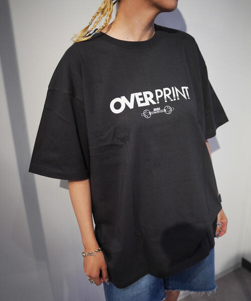 over print(オーバープリント)の「overprint/オーバープリント/【LHP EXCLUSIVE】GALLERY TEE 4(Tシャツ/カットソー・レディース・チャコールグレー・L/XL/M)」の2枚目の写真