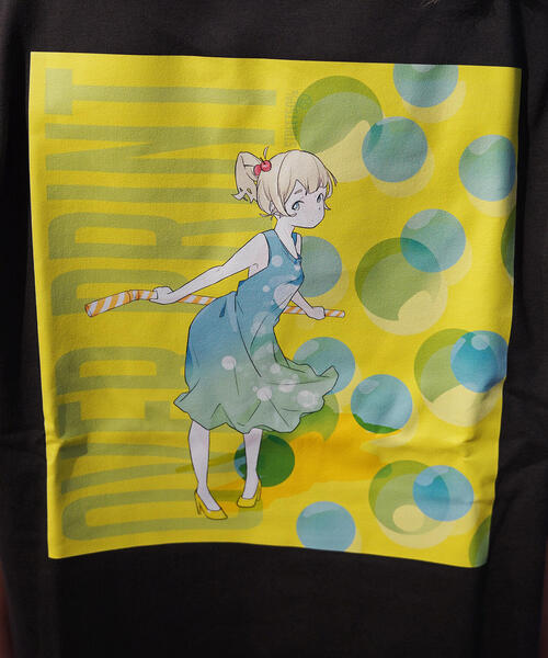 over print(オーバープリント)の「overprint/オーバープリント/【LHP EXCLUSIVE】GALLERY TEE 4(Tシャツ/カットソー・レディース・チャコールグレー・L/XL/M)」の4枚目の写真