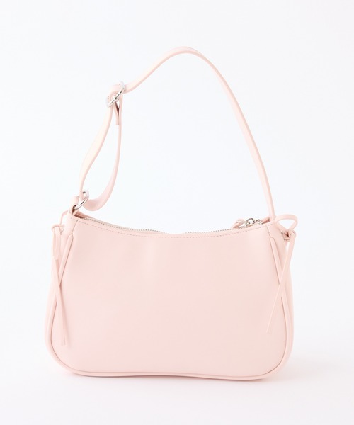 one after another NICE CLAUP(ワンアフターアナザーナイスクラップ)の「ハートポケット付きホーボーバッグ(ショルダーバッグ・レディース・ダークブラウン/ピンク/アイボリー/ブラック・FREE)」の10枚目の写真