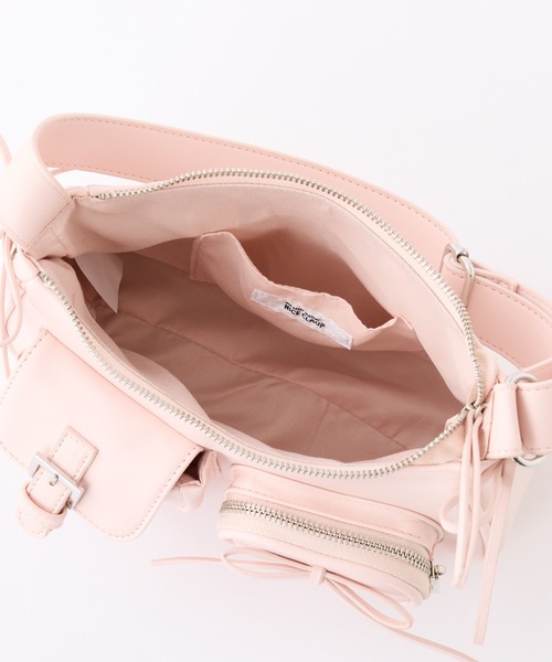 セール】ハートポケット付きホーボーバッグ（ショルダーバッグ）｜one