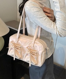 プリーツデザイン ショルダーバッグ ショルダーバッグ バッグ Y2K オートバイスタイル ベルト