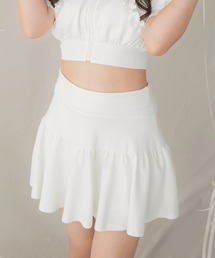PriCHOU(vV)Sweat Frill Mini Skirt/XEFbgt~jXJ[g(XJ[g)