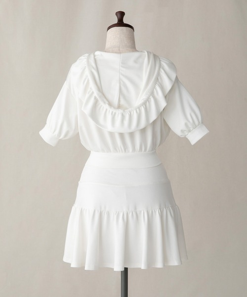 palesop ♡ スウェット フリル ミニスカート フリルカットオフスウェットミニスカート | レディース