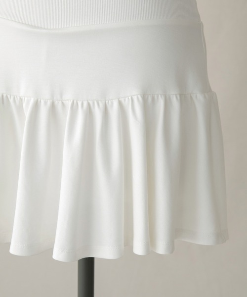 Sweat Frill Mini Skirt/スウェットフリルミニスカート（スカート