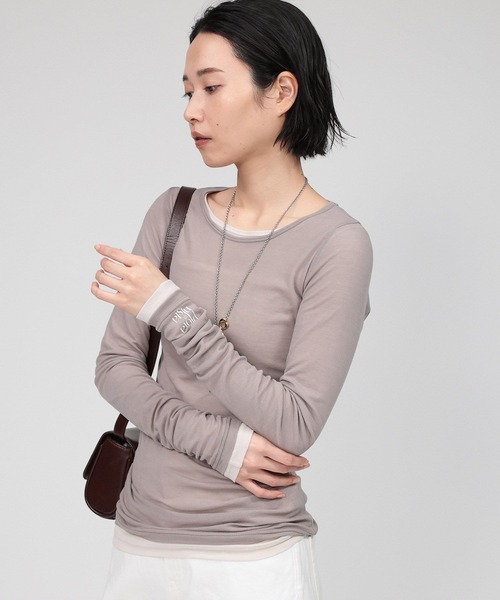 PROTAGONISTA Tシャツ・カットソー レディース プロタゴニスタ 中古　古着 PROTAGONISTA(プロタゴニスタ)】SET TOPS（Tシャツ/カットソー