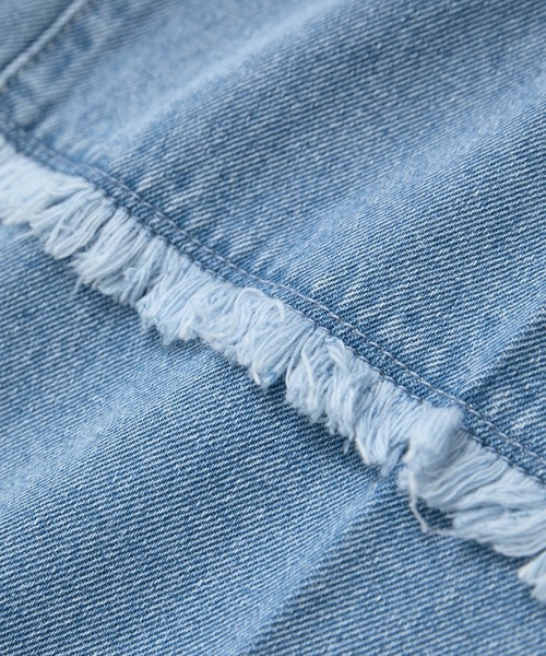 VIS（ビス）の「フリンジフレアデニム（デニムパンツ・レディース・サックスブルー/ブルー系その他4・S/M）」の16枚目の写真
