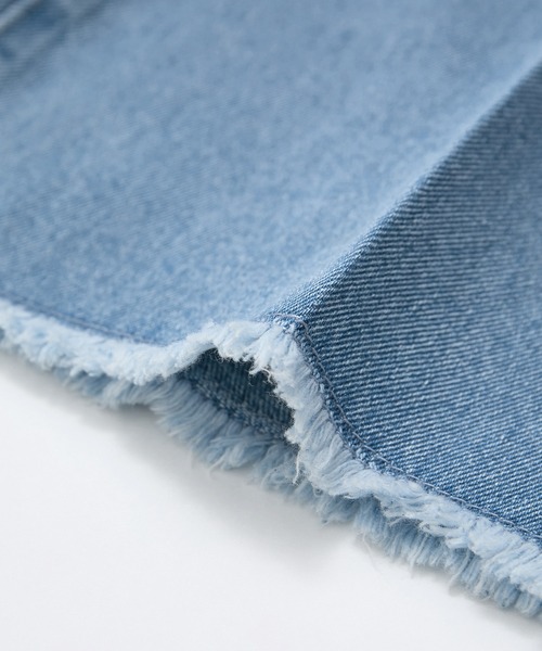 VIS（ビス）の「フリンジフレアデニム（デニムパンツ・レディース・サックスブルー/ブルー系その他4・S/M）」の17枚目の写真