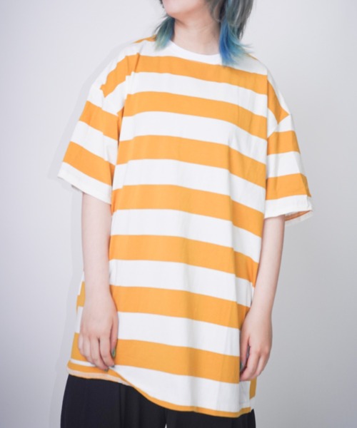 Bling Leads(ブリングリーズ)の「Z)【BLINGLEADS】ABM21509 ボーダー半袖TEE(Tシャツ/カットソー・メンズ・その他1/その他・FREE)」の7枚目の写真
