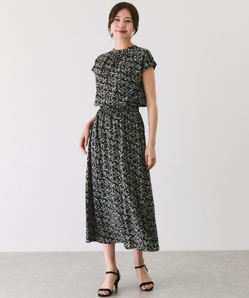 JOIEVE ベロアワンピース 38 チョコレート loin nuit ワンピース choker velour one-piece / チョーカー