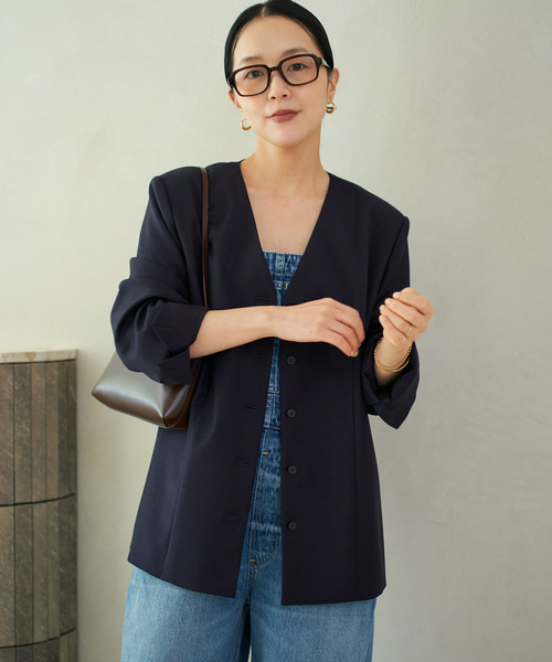 WO SE SH ジャケット（ノーカラージャケット）｜Plage（プラージュ）の