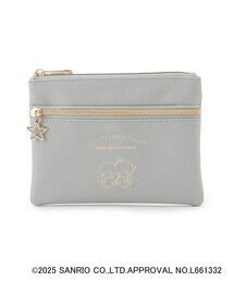Kiki&Lalaコラボ箔押しスクエアWジップポーチ