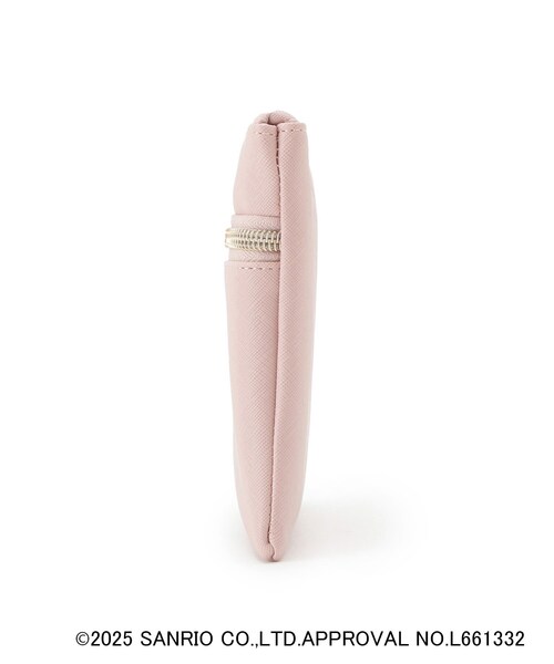 grove(グローブ)の「Kiki&Lalaコラボ箔押しスクエアWジップポーチ(ポーチ・レディース・サックスブルー/アイボリー/ピンク・00)」の5枚目の写真