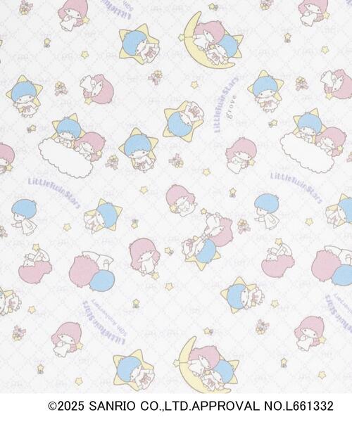 grove(グローブ)の「Kiki&Lalaコラボ箔押しスクエアWジップポーチ(ポーチ・レディース・サックスブルー/アイボリー/ピンク・00)」の8枚目の写真