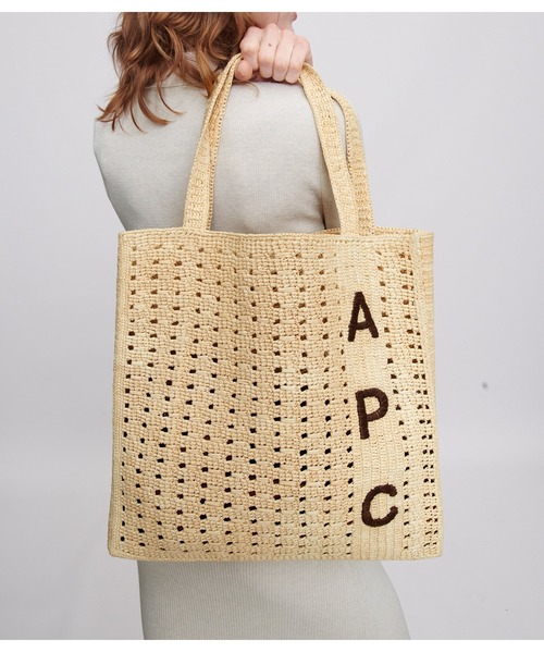A.P.C. ボアトートバッグ ベージュ 楽天市場】【7/30限定！ポイント8倍】 アーペーセー A.P.C.