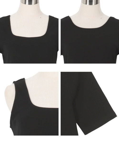 KOBE LETTUCE（コウベレタス）の「2wayナローマキシワンピース（ワンピース・レディース・グレー系/ブラック/グレイッシュベージュ/ブラック系/チャコール/ベージュ系/ネイビー/ネイビー系・M1/MP/PM/M）」の18枚目の写真