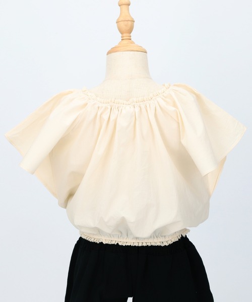 Rora（ローラ）の「クリーミー コットン ブラウス（シャツ/ブラウス・キッズ・クリーム・120cm/130cm/140cm/110cm/150cm）」の15枚目の写真