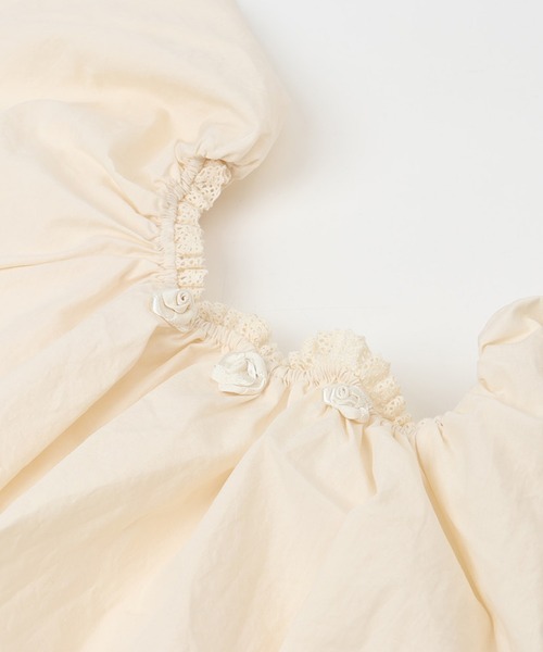 Rora（ローラ）の「クリーミー コットン ブラウス（シャツ/ブラウス・キッズ・クリーム・120cm/130cm/140cm/110cm/150cm）」の16枚目の写真
