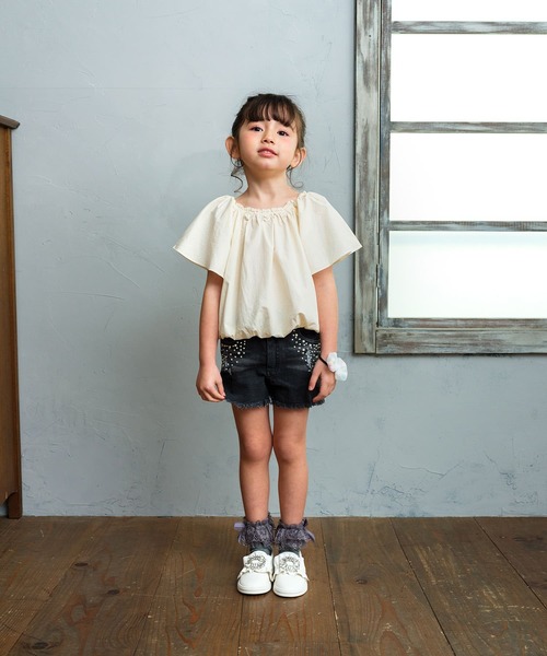Rora（ローラ）の「クリーミー コットン ブラウス（シャツ/ブラウス・キッズ・クリーム・120cm/130cm/140cm/110cm/150cm）」の7枚目の写真