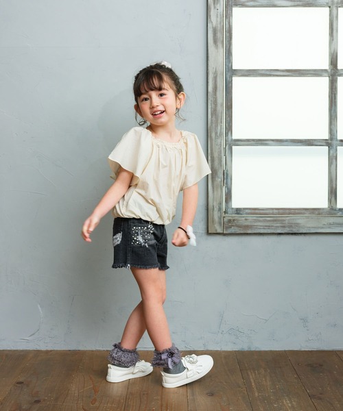 Rora（ローラ）の「クリーミー コットン ブラウス（シャツ/ブラウス・キッズ・クリーム・120cm/130cm/140cm/110cm/150cm）」の10枚目の写真