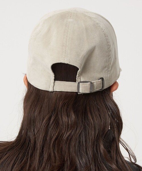 green label relaxing（グリーンレーベルリラクシング）の「コーデュロイ キャップ / 帽子 UVカット（キャップ・レディース・ネイビー/ナチュラル/モカ/ライトグレー/ブラック/ブラウン・FREE）」の18枚目の写真