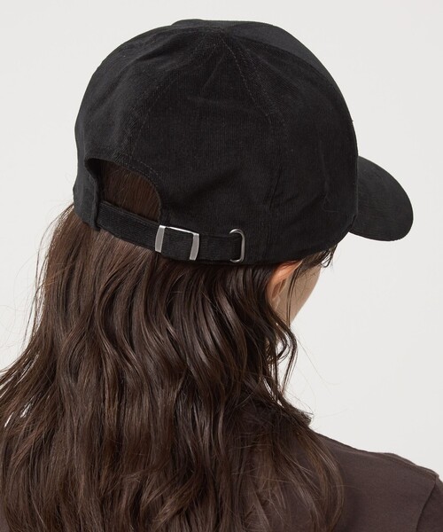 green label relaxing（グリーンレーベルリラクシング）の「コーデュロイ キャップ / 帽子 UVカット（キャップ・レディース・ネイビー/ナチュラル/モカ/ライトグレー/ブラック/ブラウン・FREE）」の21枚目の写真