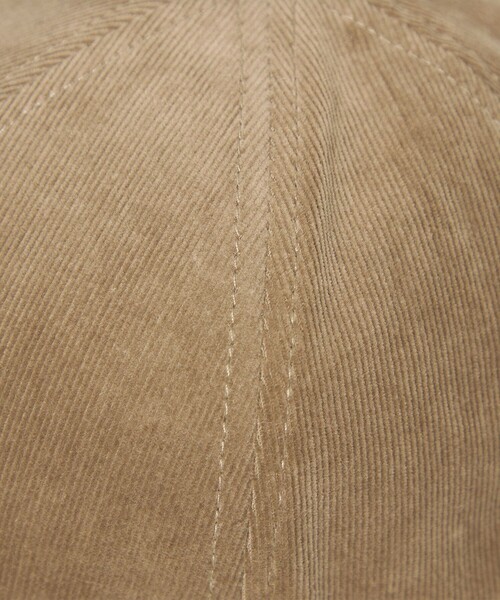 green label relaxing（グリーンレーベルリラクシング）の「コーデュロイ キャップ / 帽子 UVカット（キャップ・レディース・ネイビー/ナチュラル/モカ/ライトグレー/ブラック/ブラウン・FREE）」の12枚目の写真