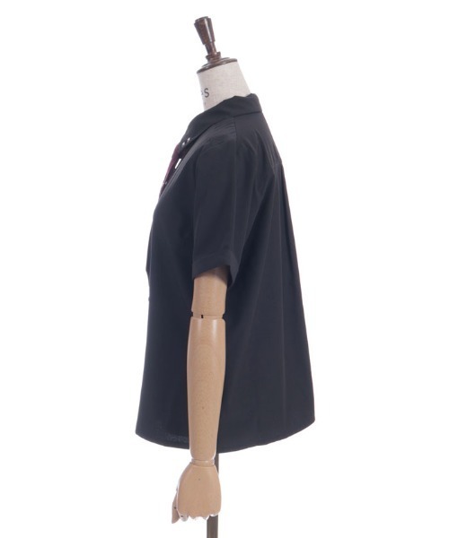 axes femme（アクシーズファム）の「スタッズネクタイ付ブラウス（シャツ/ブラウス・レディース・キナリ/ブラック・FREE）」の9枚目の写真