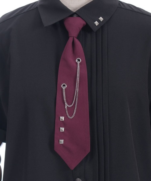 axes femme（アクシーズファム）の「スタッズネクタイ付ブラウス（シャツ/ブラウス・レディース・キナリ/ブラック・FREE）」の13枚目の写真