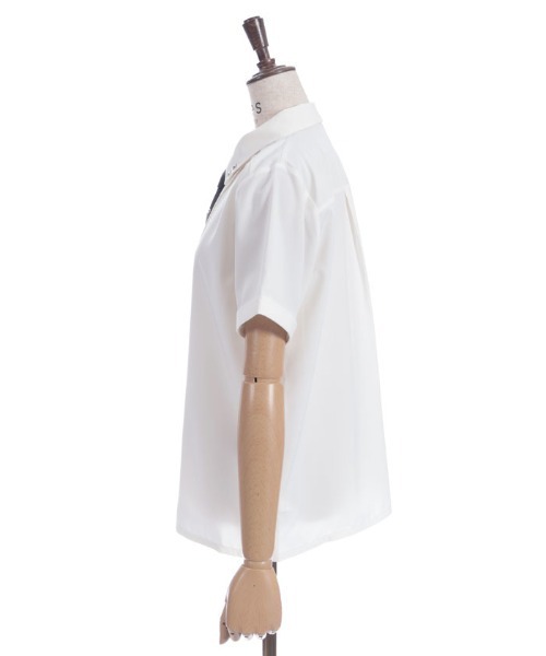 axes femme（アクシーズファム）の「スタッズネクタイ付ブラウス（シャツ/ブラウス・レディース・キナリ/ブラック・FREE）」の18枚目の写真