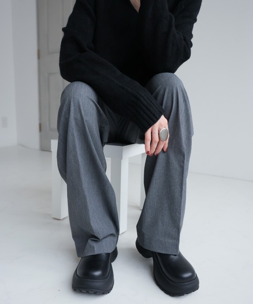 VIVIAN（ヴィヴィアン）の「厚底スリッポンサボサンダル（サンダル・レディース・ダークブラウン/イエロー系その他6/ブラック・LL/L/M/S）」の11枚目の写真