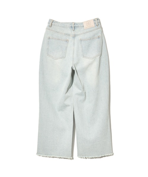 パンツ emor tuck wide denim pants セール】emor tuck wide denim pants（デニムパンツ