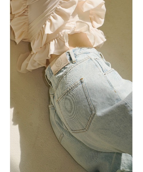 セール】emor tuck wide denim pants（デニムパンツ