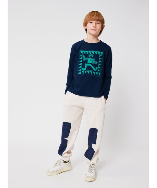 BOBO CHOSES（ボボショーズ）の「Mr Pencil T-shirt（Tシャツ/カットソー・キッズ・ダークネイビー・2-3YEAR/4-5YEAR/6-7YEAR/8-9y/10-11y）」の3枚目の写真