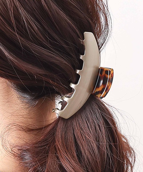 NC:Hel france ヘアクリップ LARGE（バレッタ/ヘアクリップ）｜nicott