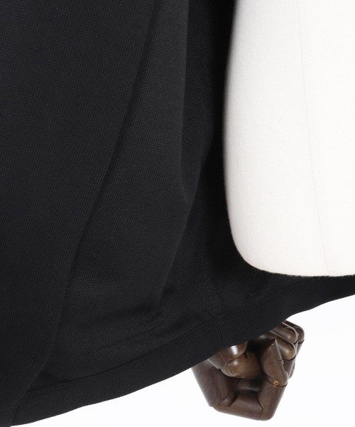 Magine（マージン）の「mj10908-Surf Knit Fabric Collarless Jacket ノーカラージャケット（ノーカラージャケット・メンズ・ネイビー/ブラック/チャコールグレー・48/46/44）」の4枚目の写真