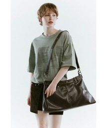 Knuth Marf | leather denim shoulder bag(ショルダーバッグ)