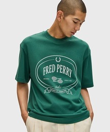 FRED PERRY Tシャツ緑色　Mサイズ FRED PERRY Tシャツ緑色 Mサイズ