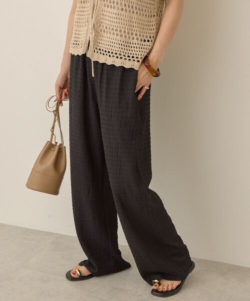 AMERICAN HOLIC（アメリカンホリック）の「シャーリングイージーパンツ（その他パンツ・レディース・ブラウン/ブラック/ダークグリーン・M/L）」の4枚目の写真