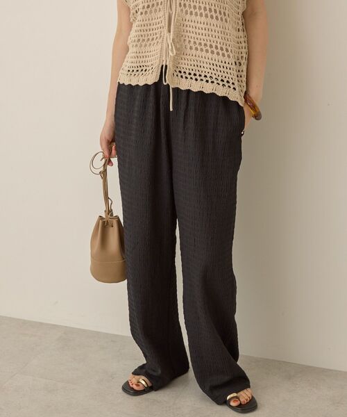 AMERICAN HOLIC（アメリカンホリック）の「シャーリングイージーパンツ（その他パンツ・レディース・ブラウン/ブラック/ダークグリーン・M/L）」の6枚目の写真