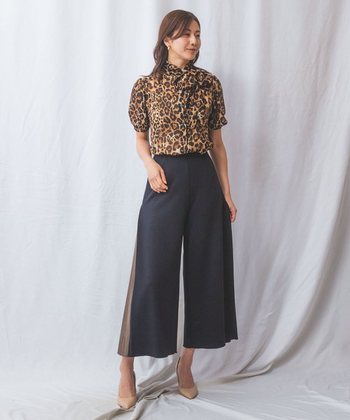 NARACAMICIE(ナラカミーチェ)の「【NARACAMICIE】サイドプリーツパンツ(その他パンツ・レディース・ダークグレー/グレー・M/XL)」の12枚目の写真