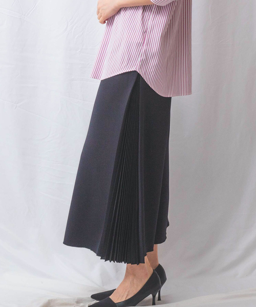 NARACAMICIE(ナラカミーチェ)の「【NARACAMICIE】サイドプリーツパンツ(その他パンツ・レディース・ダークグレー/グレー・M/XL)」の15枚目の写真